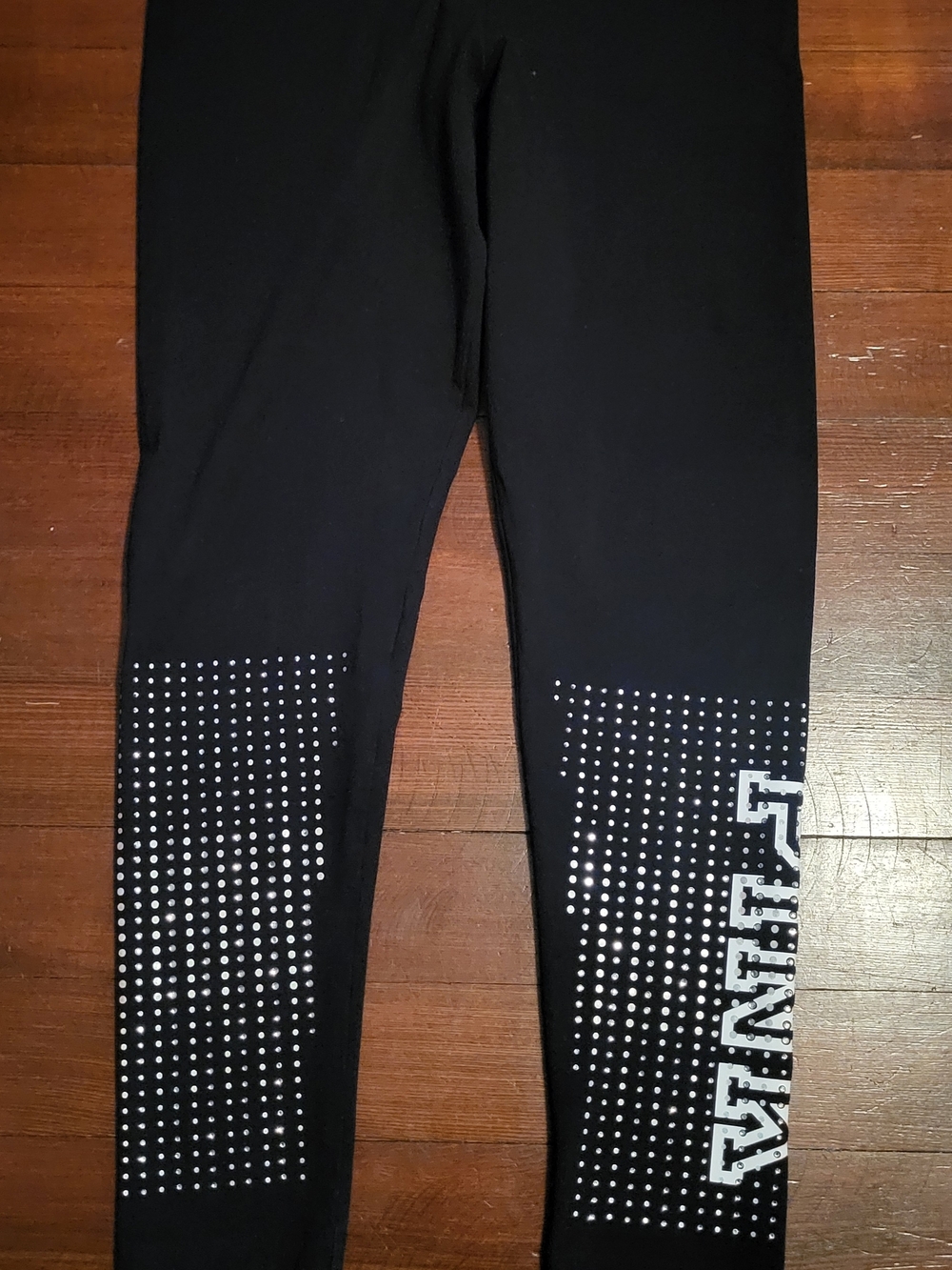 PINK Victoria's Secret Bling Black  Leggings